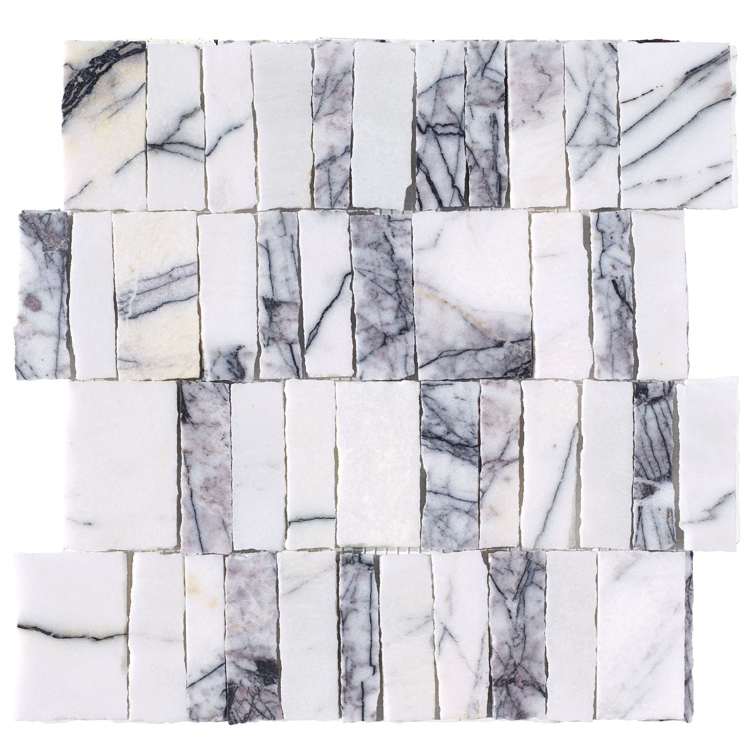 Palermo Calacutta Viola Matt Broken Mosaic (per sheet)