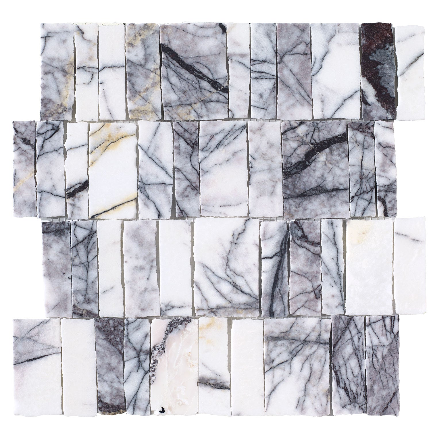 Palermo Calacutta Viola Matt Broken Mosaic (per sheet)