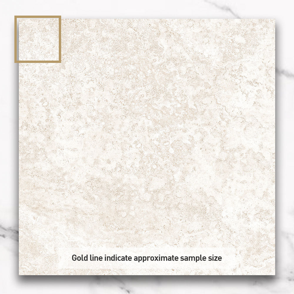Talavera White Travertine CC 600x600 Matt Porcelain Tile