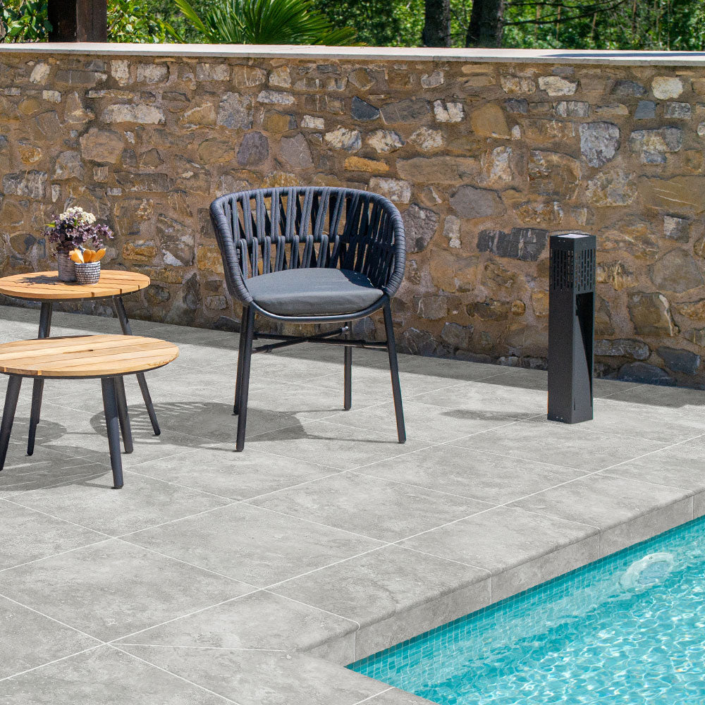 Tivoli Silver 600X600X20 Outdoor Porcelain Paver Tile