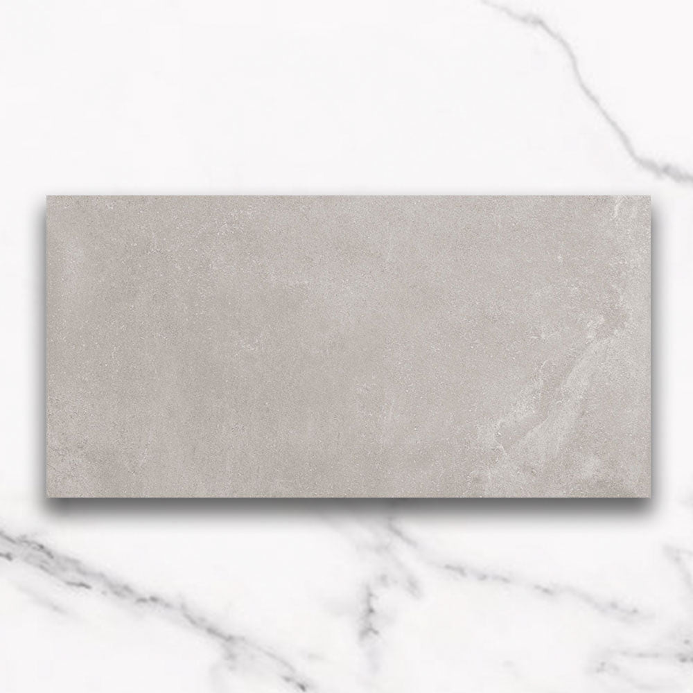 Toccata Light Grey 450x900 Concrete Look Lappato Porcelain Tile