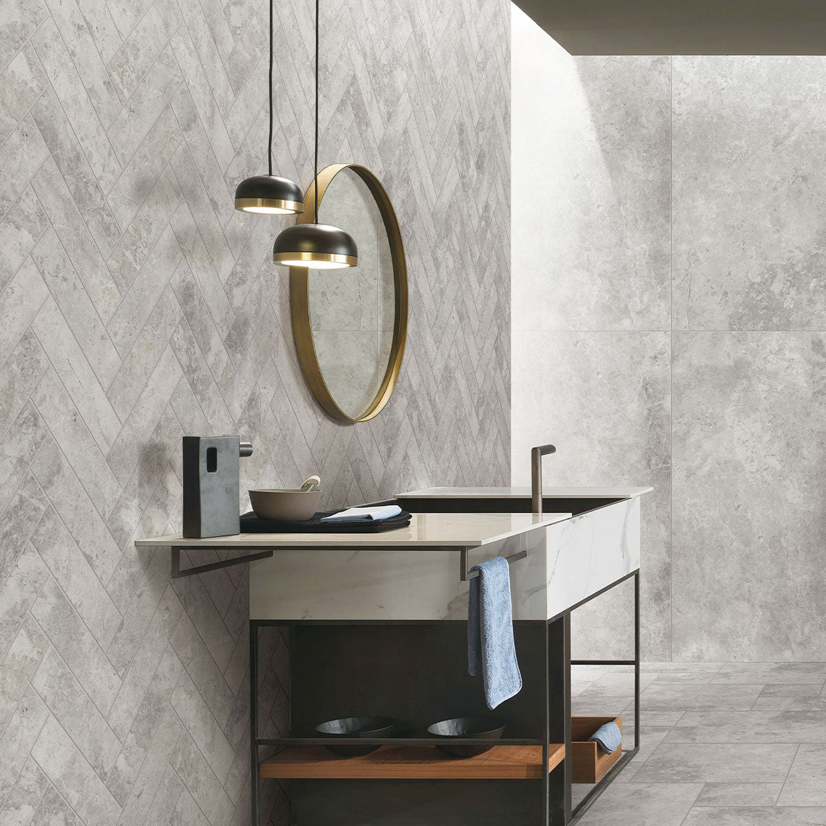 Turin Grey 75X300 Matt Subway Porcelain TIle