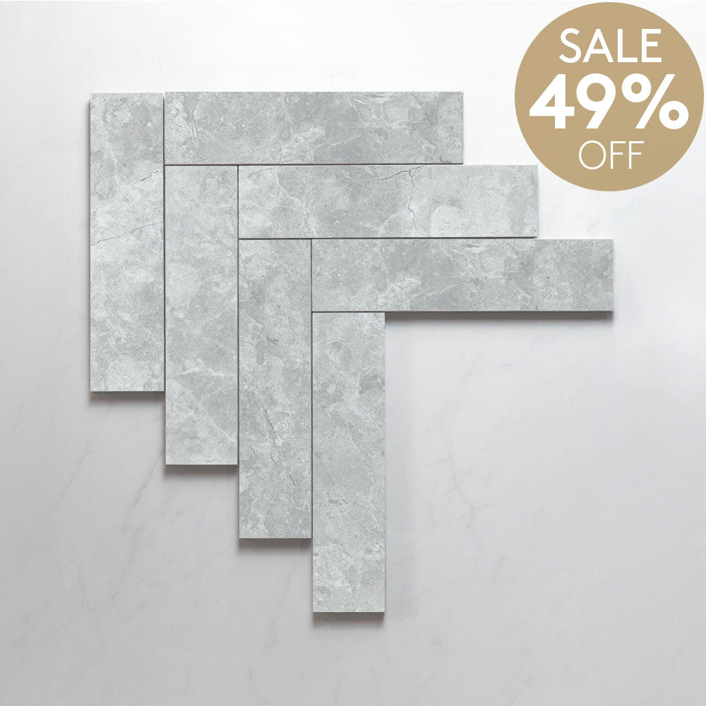 Turin White 75X300 Matt Subway Porcelain TIle