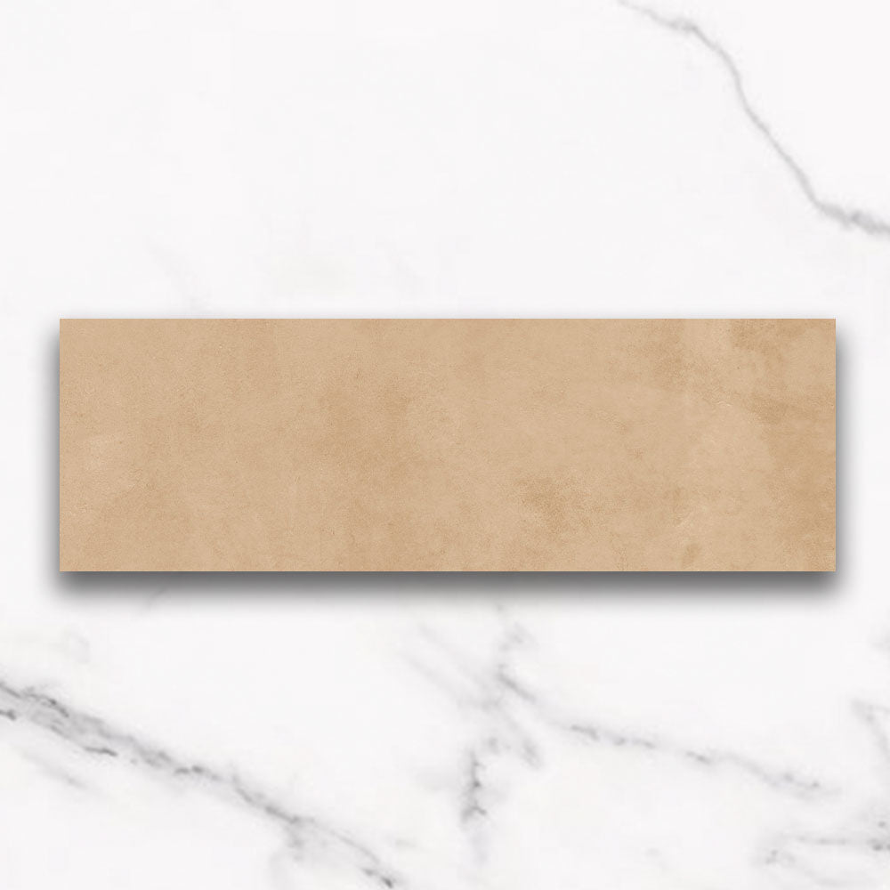 Tuscan Ochre 75x230  Matt Subway Terracotta Look Porcelain Tile