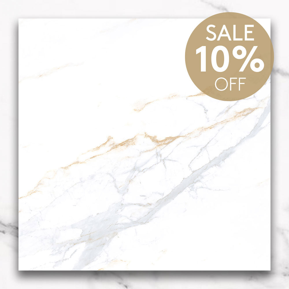 Venice Calacutta 600x600 Polished Porcelain Tile