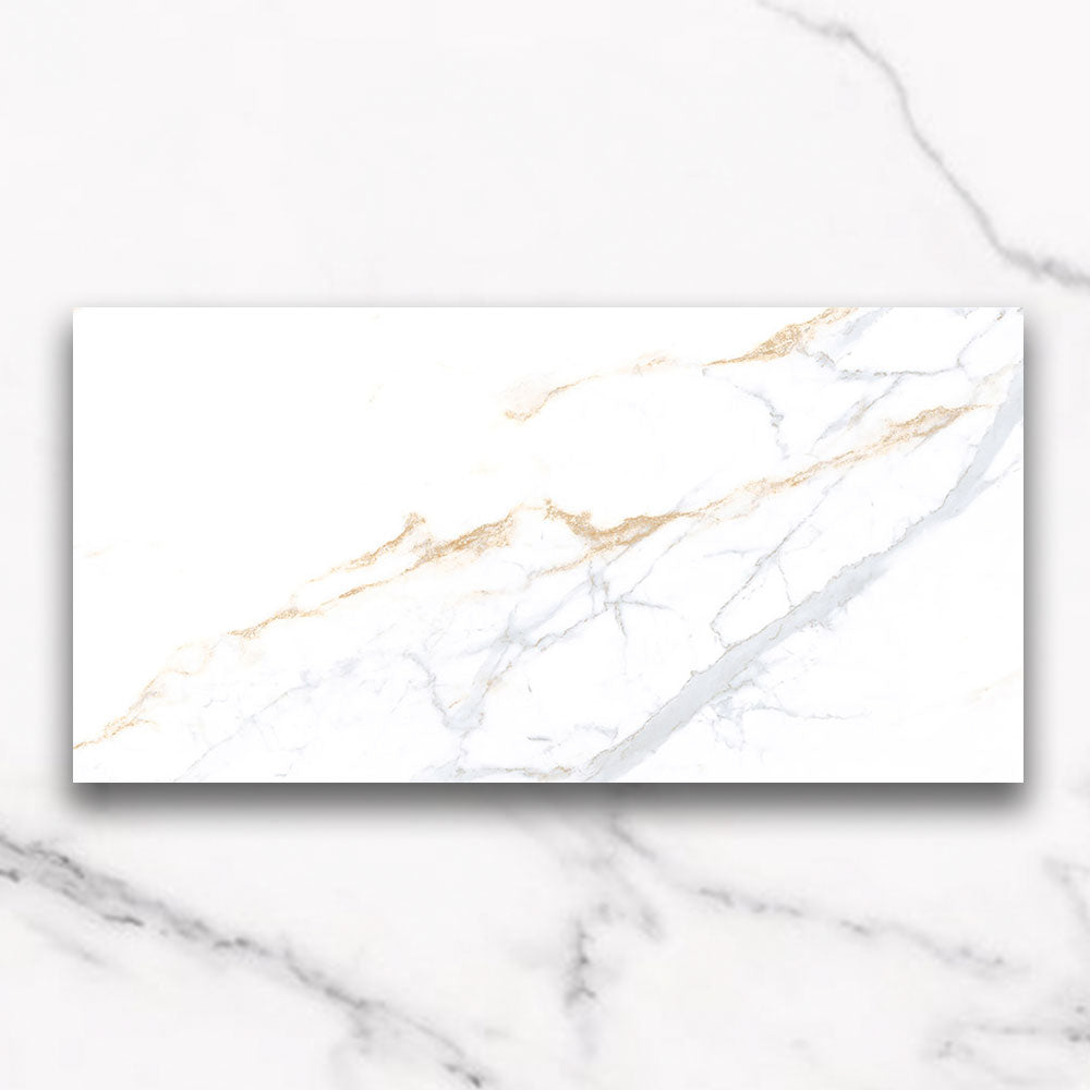 Venice Calacutta 300x600 Polished Porcelain Tile