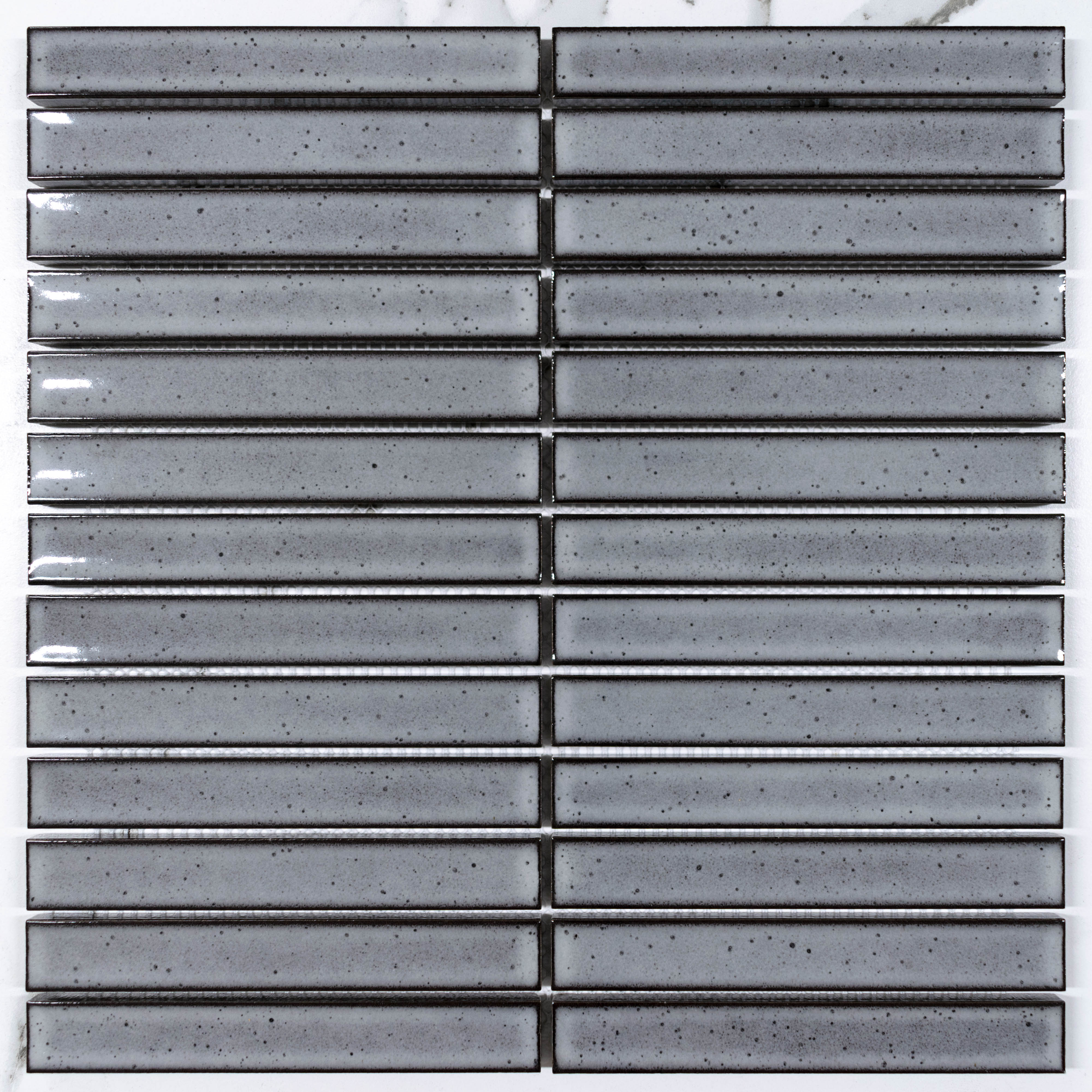 Bamboo Grey 20x145 Gloss Kit Kat Tile