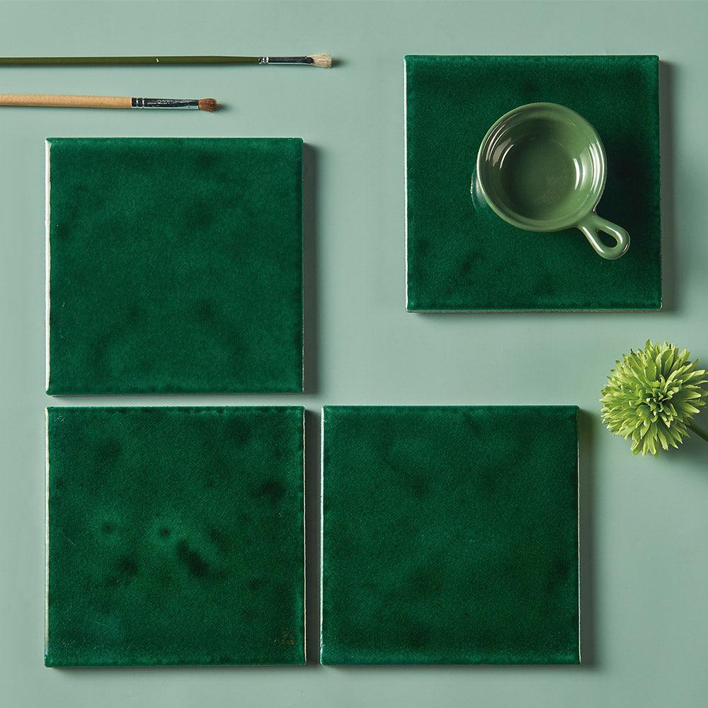 Havana Hunter Green 100X100 Gloss - Tile Lane