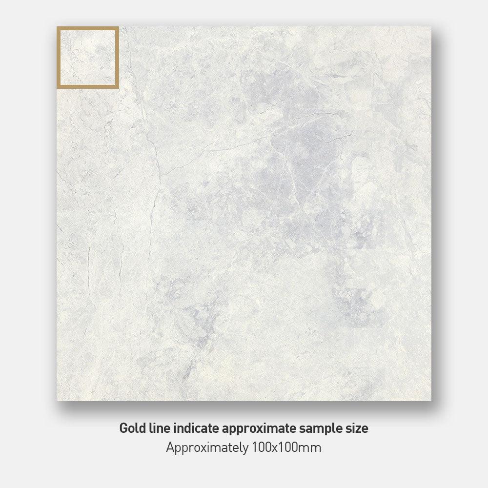 Turin White 600X600 Matt Porcelain Tile - Tile Lane