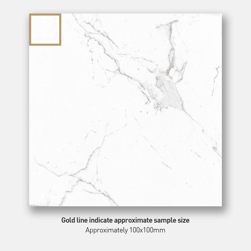 Venice Carrara 600X600 Matt Porcelain Tile - Tile Lane