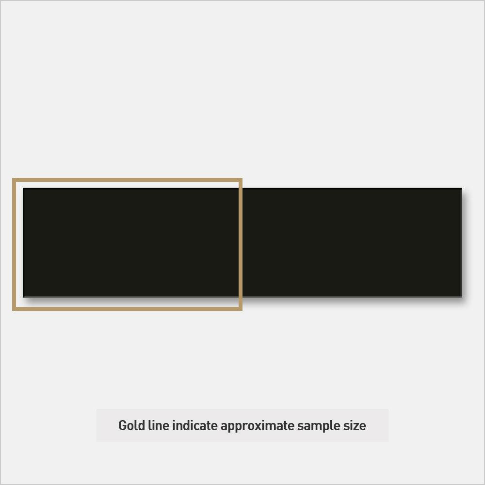 Cascade Black 75x300 Gloss Subway Tile - Tile Lane