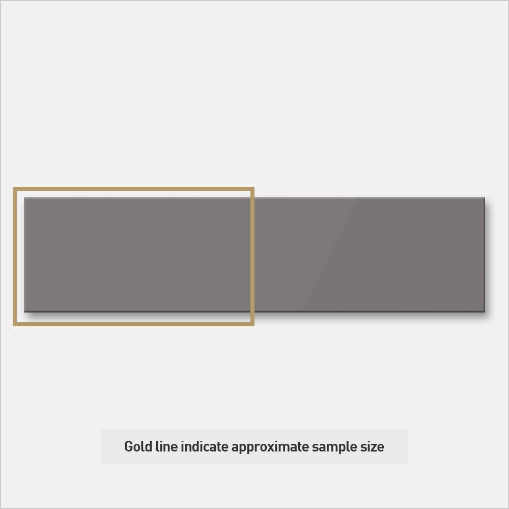 Cascade Dark Grey 75x300 Gloss Subway Tile - Tile Lane