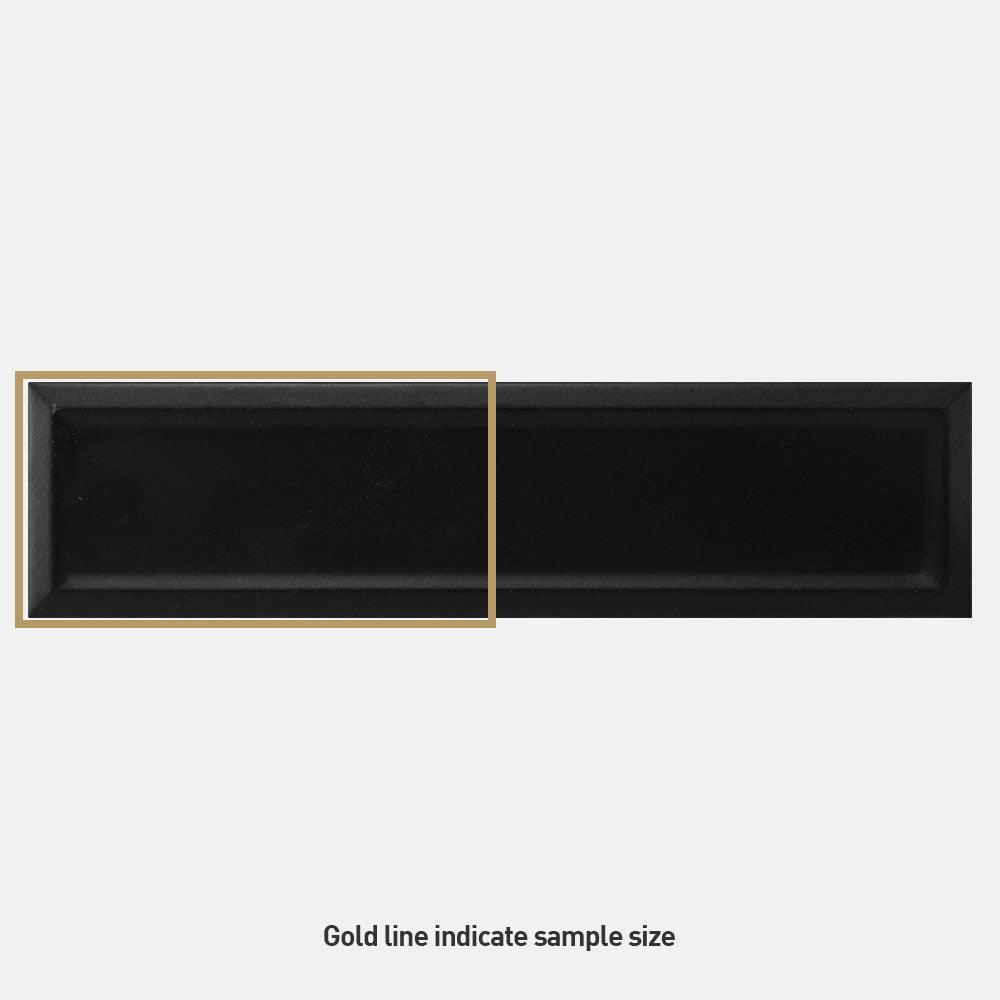 Metro Black Frame 68x280 Matt Subway Tile - Tile Lane