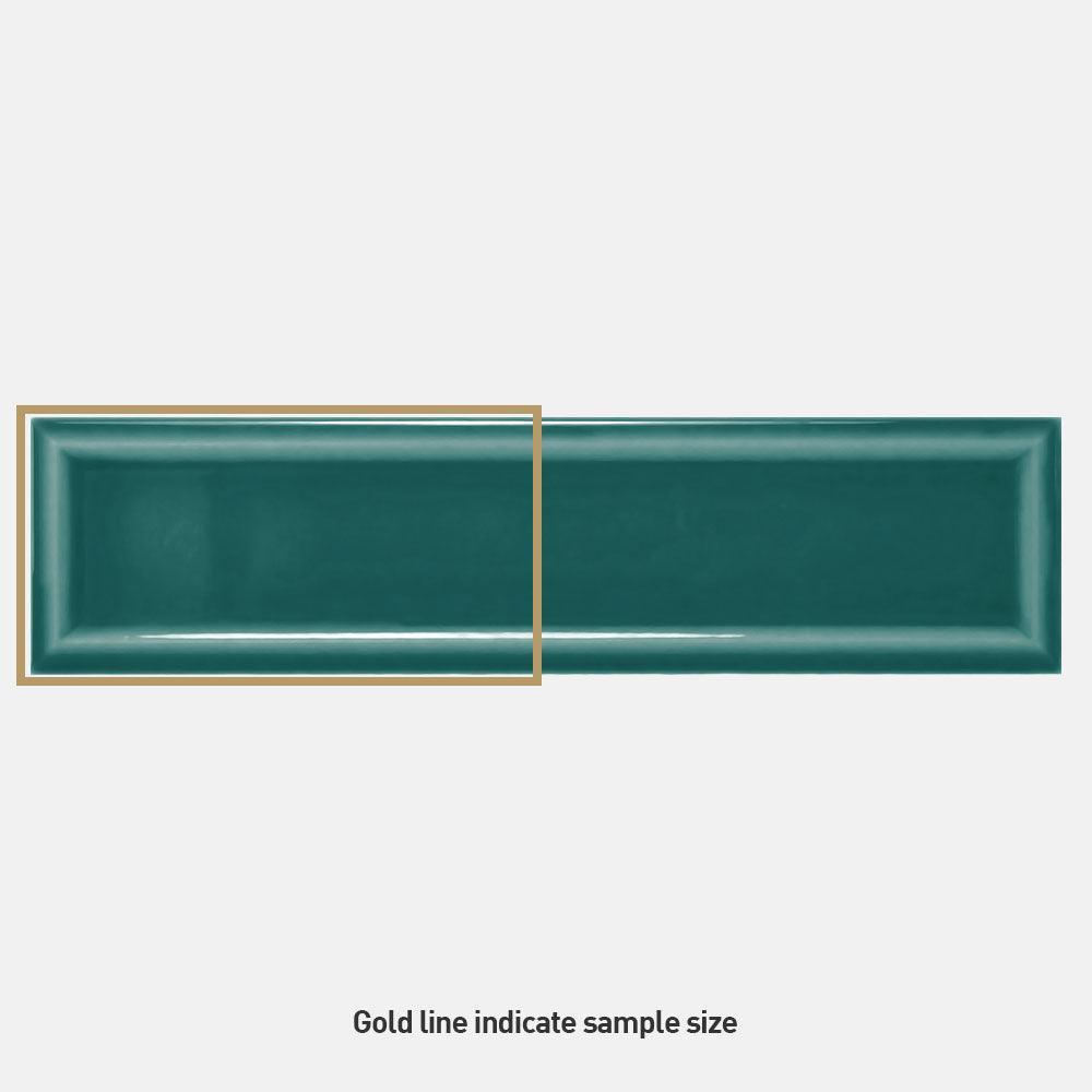 Metro Dark Green Frame 68x280 Gloss Subway Tile - Tile Lane