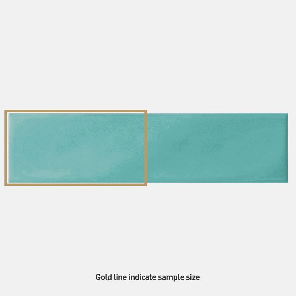 Metro Light Green Wave 68x280 Matt Subway Tile - Tile Lane