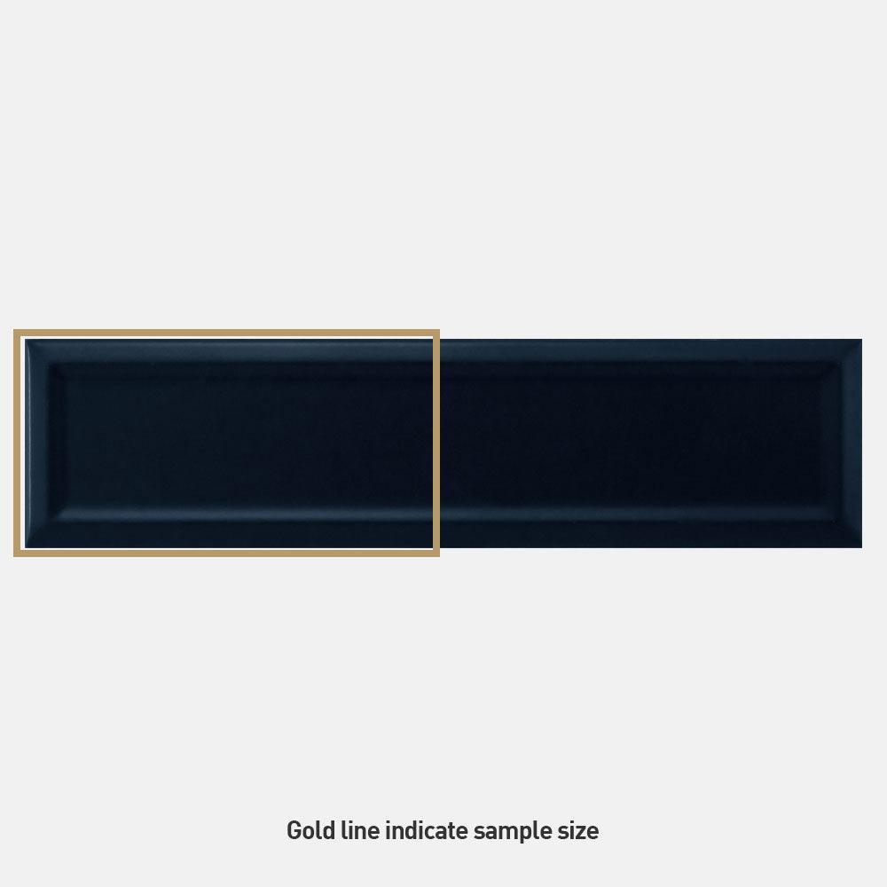 Metro Navy Frame 68x280 Matt Subway Tile - Tile Lane