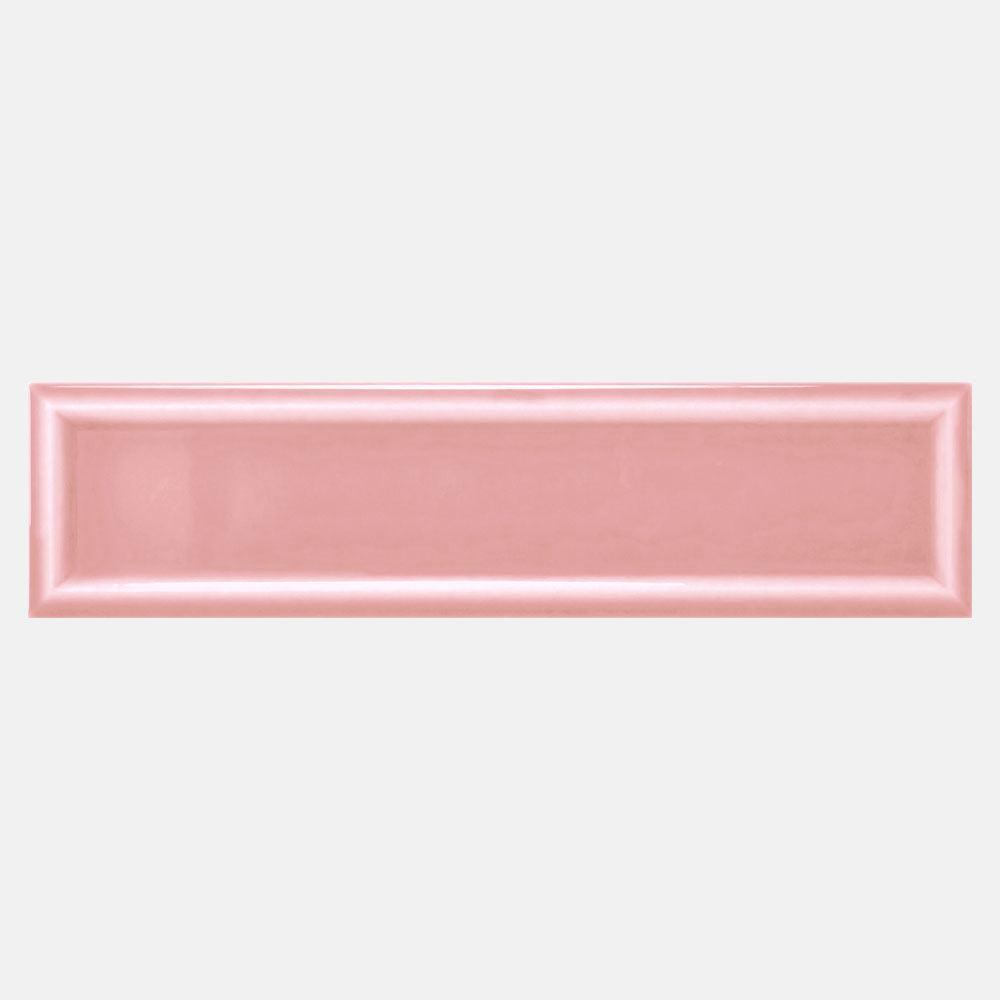 Metro Pink Frame 68x280 Gloss Subway Tile - Tile Lane