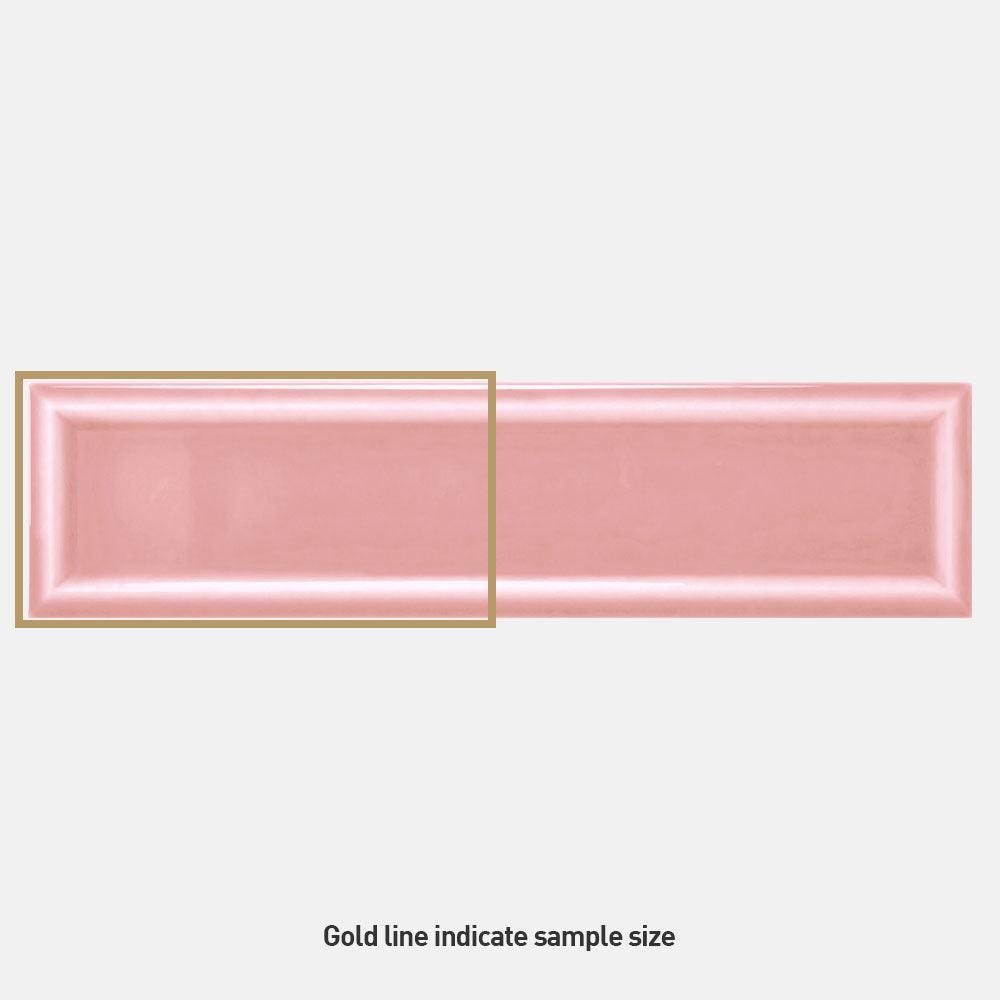 Metro Pink Frame 68x280 Gloss Subway Tile - Tile Lane