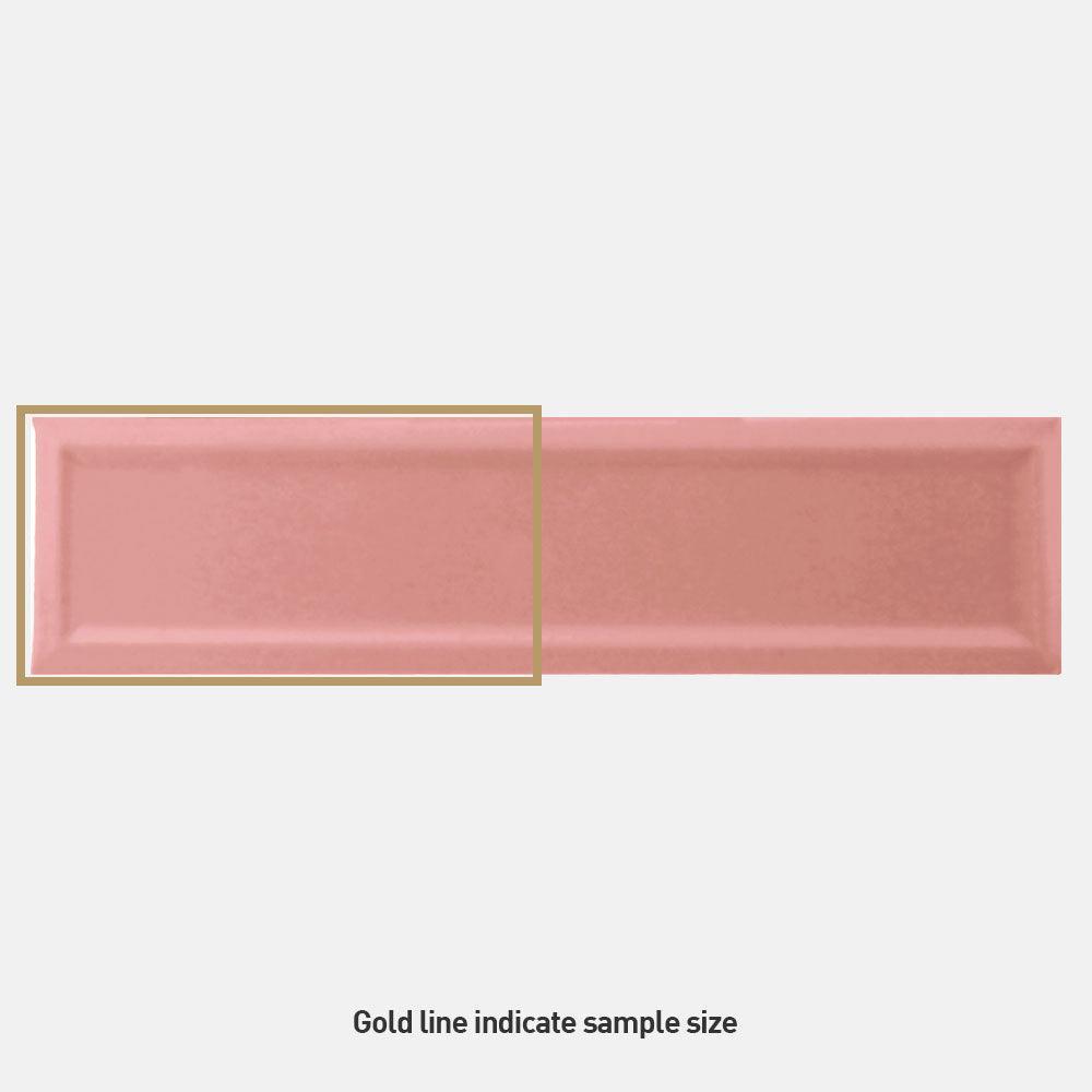 Metro Pink Frame 68x280 Matt Subway Tile - Tile Lane