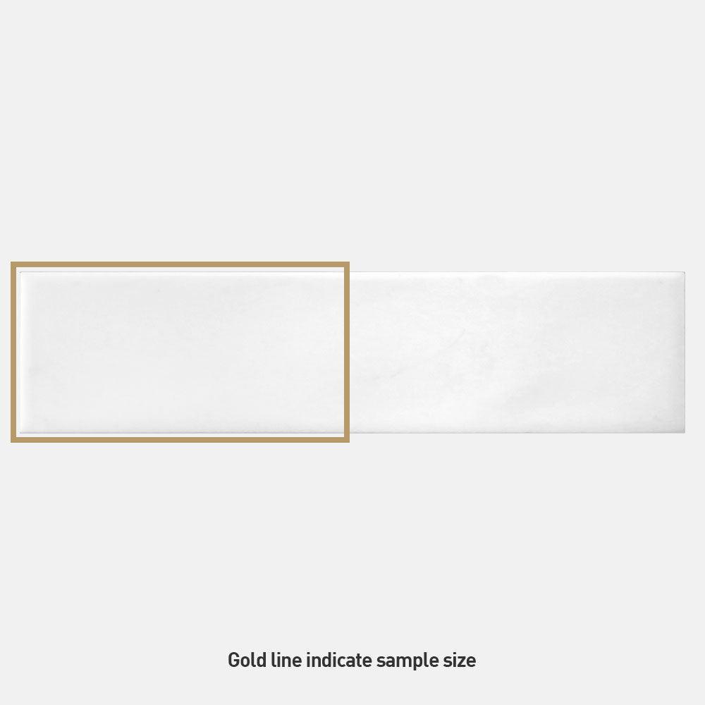 Metro White Wave 68x280 Matt Subway Tile - Tile Lane