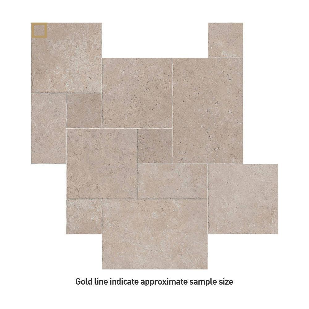 Oslo Taupe French Pattern Porcelain Tile - Tile Lane