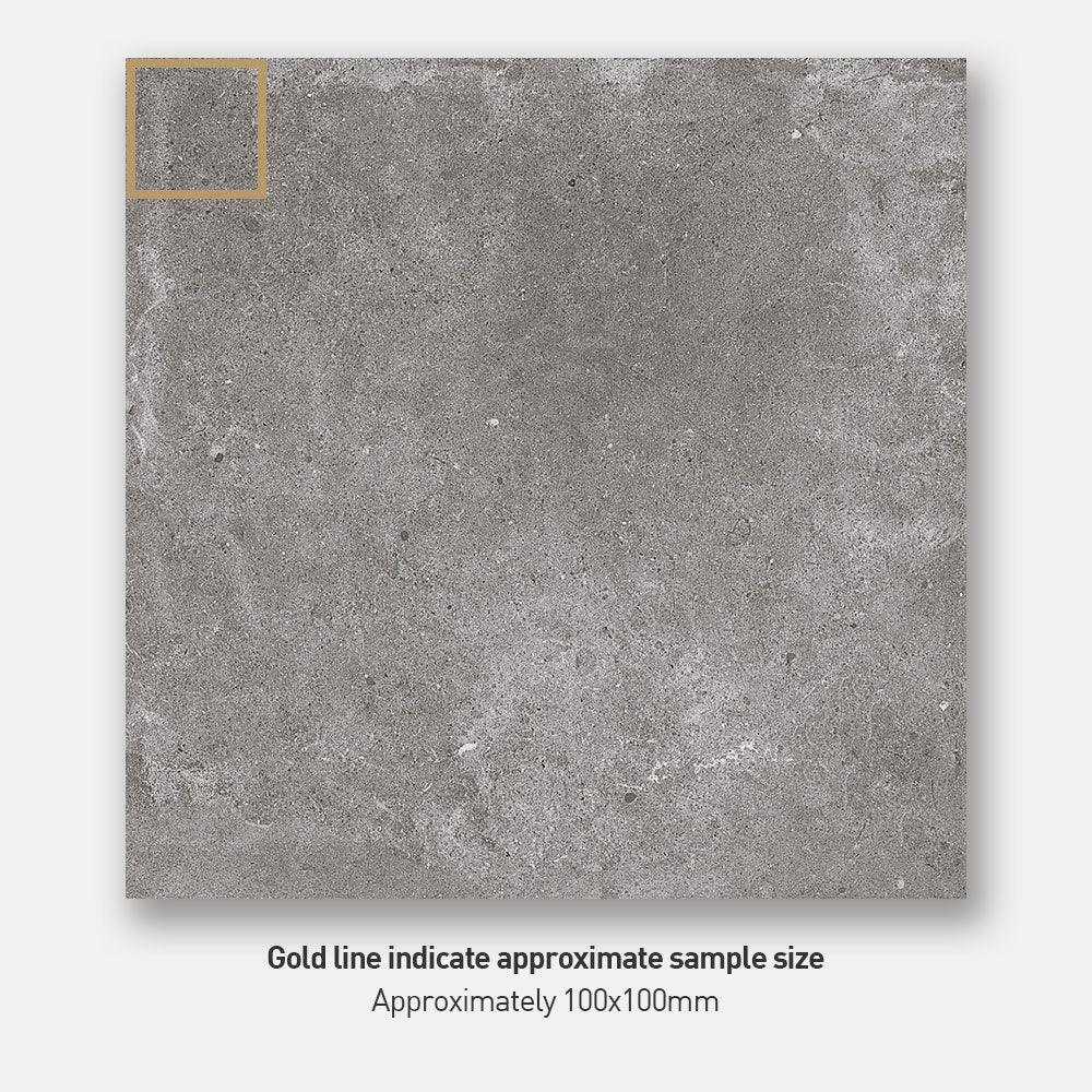 Prague Grey 300X300 External Unrec Porcelain Tile - Tile Lane