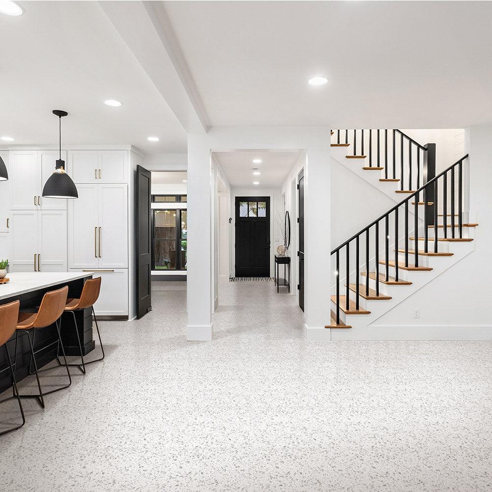 Roma Boulevard 300x300 Matt Terrazzo Porcelain Tile - Tile Lane