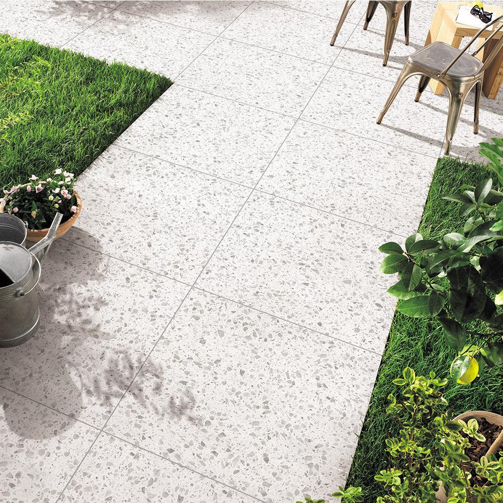 Roma Boulevard 300x600 Matt Terrazzo Porcelain Tile - Tile Lane