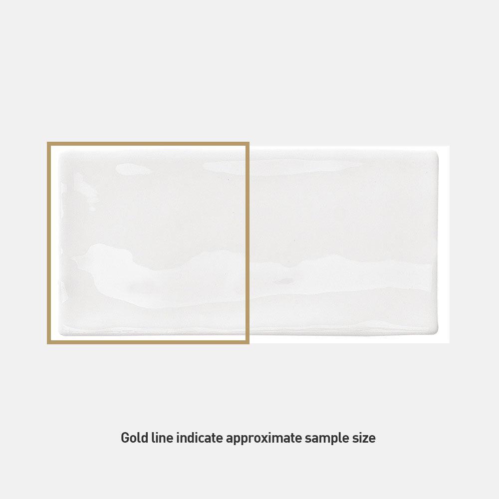 Santorini Daylight White 76X152X9 Gloss Subway Tile - Tile Lane